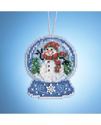 Набор для вышивания бисером "Снеговик- шар" арт. ГЕЛ-8739-1-ГЕЛ0147157