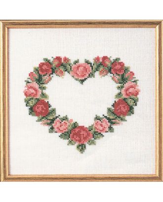 Набор для вышивания "Сердце из красных роз" арт. ГЕЛ-8887-1-ГЕЛ0125196