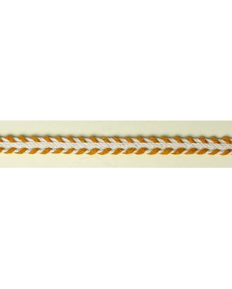 Тесьма декоративная "плетенка" ш.0,8см (желтый) 25м арт. ГЕЛ-9306-1-ГЕЛ0114122