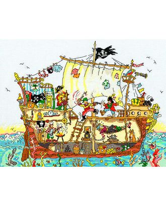 Набор для вышивания "Pirate Ship" (Пиратский корабль) арт. ГЕЛ-9951-1-ГЕЛ0115137