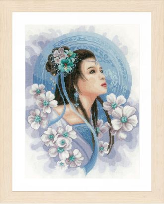 Набор для вышивания "Asian lady in blue" арт. ГЕЛ-11880-1-ГЕЛ0124768