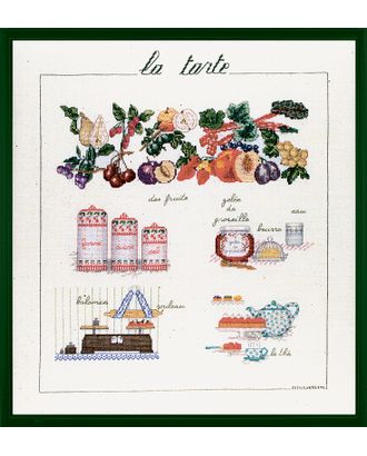 Набор для вышивания: "LA TARTE" (Пирог) арт. ГЕЛ-17868-1-ГЕЛ0163901