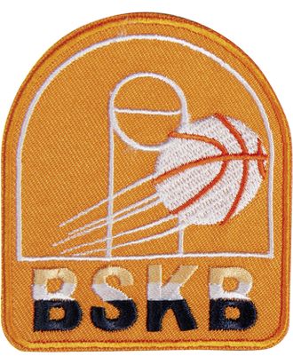 Термоаппликация "BSKB (оранжевый)" арт. ГЕЛ-18668-1-ГЕЛ0160026