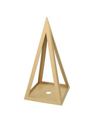 Подставка для свечи "Пирамида" из папье-маше арт. ГЕЛ-20847-1-ГЕЛ0128536