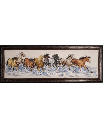 Набор для вышивания "Лошади, бегущие по воде" арт. ГЕЛ-21702-1-ГЕЛ0163070