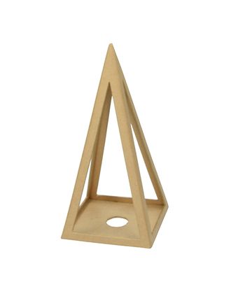 Подставка для свечи "Пирамида" из папье-маше арт. ГЕЛ-21904-1-ГЕЛ0128533