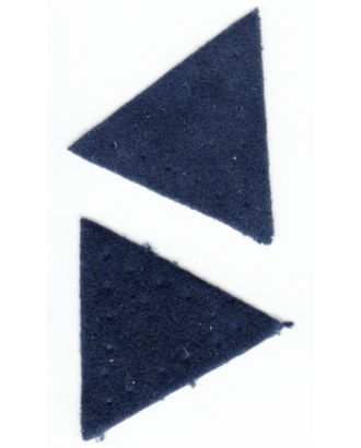 Заплатка "Треугольник" искусственная замша, цвет синий арт. ГЕЛ-22333-1-ГЕЛ0147090