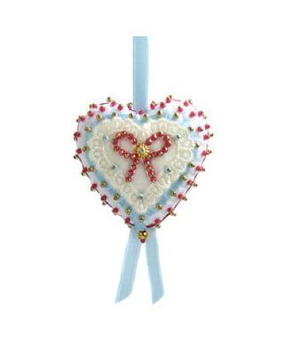 Набор для творчества - елочная игрушка "Пряничное сердце" (красное) арт. ГЕЛ-22682-1-ГЕЛ0113698