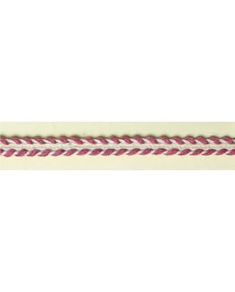 Тесьма декоративная "плетенка", 8 мм, цвет темно-розовый (25м) арт. ГЕЛ-23119-1-ГЕЛ0114123