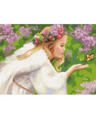 Картина стразами "Ангел и бабочка" арт. ГЕЛ-24958-1-ГЕЛ0161513
