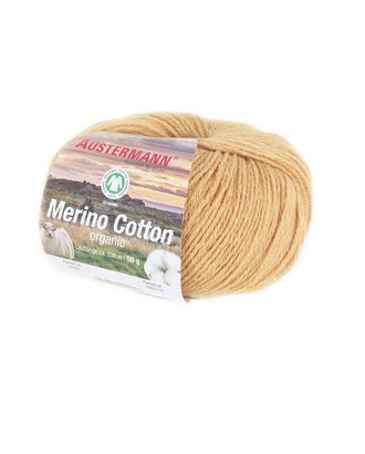 Пряжа Merino Cotton organic, 55% шерсть, 45% хлопок, 50 г, 230 м арт. ГЕЛ-32131-1-ГЕЛ0136083