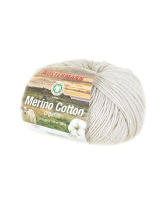 Пряжа Merino Cotton organic, 55% шерсть, 45% хлопок, 50 г, 230 м арт. ГЕЛ-32136-1-ГЕЛ0136084