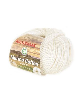 Пряжа Merino Cotton organic, 55% шерсть, 45% хлопок, 50 г, 230 м арт. ГЕЛ-32144-1-ГЕЛ0135988