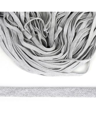 Шнур плоский х/б 10мм классическое плетение цв.028 св.серый уп.50 м арт. МГ-123015-1-МГ1016207