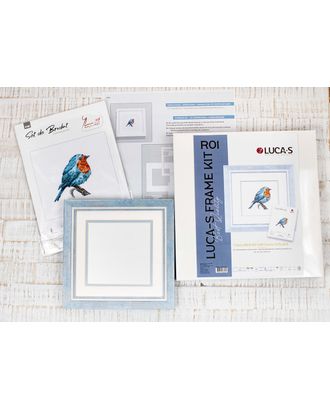 Набор для вышивания с рамкой в комплекте LUCA-S 23х23,5 см арт. МГ-121178-1-МГ1022601