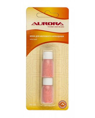 Блок запасной для мелового карандаша Aurora AU-321 цв.красный уп.2шт арт. МГ-121080-1-МГ1023498