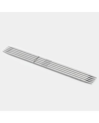 36032 Knit Pro Спицы чулочные Mindful 6мм/20см, нержавеющая сталь, серебристый, 5шт арт. МГ-122278-1-МГ1030990
