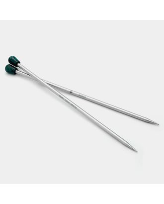 36206 Knit Pro Спицы прямые Mindful 8мм/25см, нержавеющая сталь, серебристый, 2шт арт. МГ-122283-1-МГ1030998