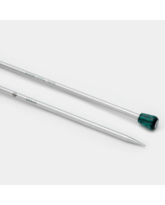 36197 Knit Pro Спицы прямые Mindful 3,5мм/25см, нержавеющая сталь, серебристый, 2шт арт. МГ-122296-1-МГ1031025