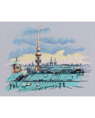 Набор для вышивания ОВЕН Крыши Санкт-Петербурга 26х20 см арт. МГ-123402-1-МГ1036535