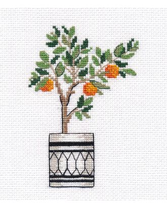 Набор для вышивания ОВЕН Апельсиновое дерево 7х11 см арт. МГ-123415-1-МГ1036561