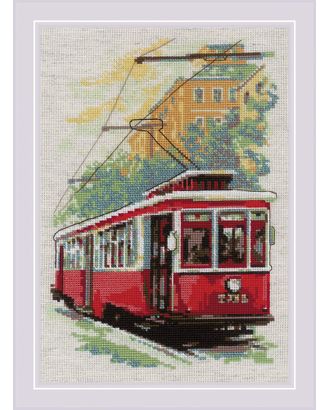 Набор для вышивания РИОЛИС Старый трамвай 21х30 см арт. МГ-126339-1-МГ1056806