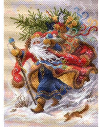 Рисунок на канве МАТРЕНИН ПОСАД - 1702 Дед Мороз арт. МГ-14264-1-МГ0152451