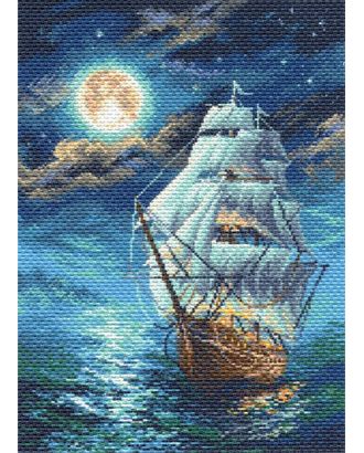 Рисунок на канве МАТРЕНИН ПОСАД - 1683 Ночной морской пейзаж арт. МГ-14385-1-МГ0153187