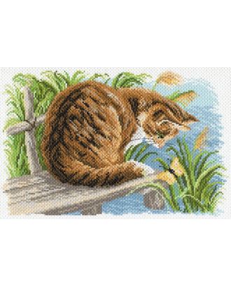 Рисунок на канве МАТРЕНИН ПОСАД - 1688 Любопытный котенок арт. МГ-14697-1-МГ0154926