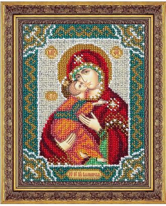 Набор для вышивания бисером ПАУТИНКА Пресвятая Богородица Владимирская 14х18 см арт. МГ-132943-1-МГ1687423