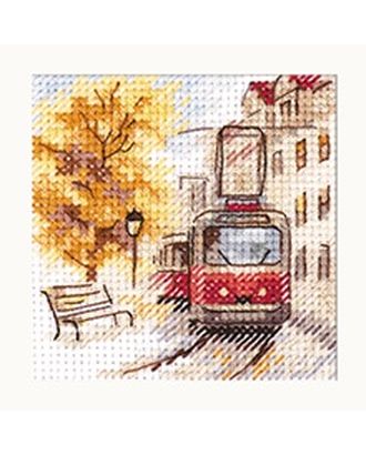 Набор для вышивания АЛИСА Осень в городе. Трамвай 7х7 см арт. МГ-133136-1-МГ1688067