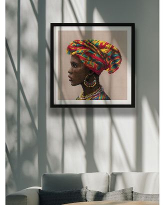 Набор для вышивания РИОЛИС Женщины мира. Африка 30х30 см арт. МГ-133462-1-МГ1691342