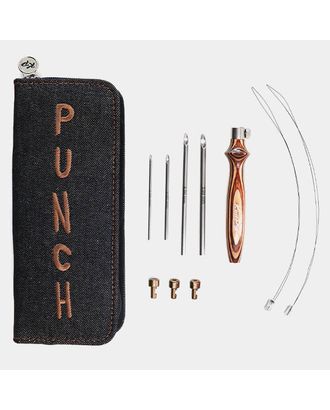 21002 KnitPro Набор инструментов для ковровой техники Punch Earthy арт. МГ-133494-1-МГ1691803