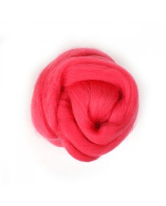 Шерсть для валяния ПЕХОРКА полутонкая шерсть (100%шерсть) 50г цв.158 розово-малиновый арт. МГ-133821-1-МГ1695984