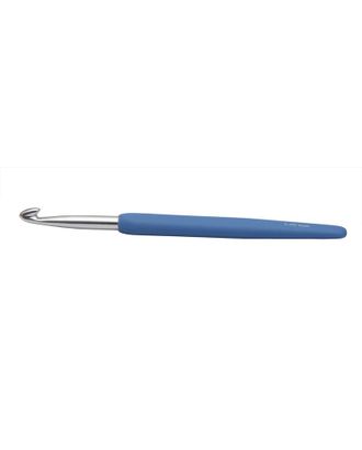 Крючок для вязания с эргономичной ручкой Knit Pro 30913 Waves 6мм, алюминий, серебристый/анютины глазки арт. МГ-18364-1-МГ0174035