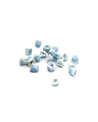 Бусины глиняные MAGIC HOBBY 8мм, in Ø1 мм, уп.20шт цв.голубой арт. МГ-123649-1-МГ0187757