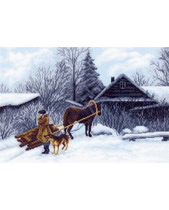 Рисунок на канве МАТРЕНИН ПОСАД - 1199 Зима арт. МГ-22383-1-МГ0196563