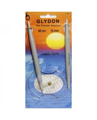 49312 PONY GLYDON Спицы круговые 10,00 мм/80 см, пластик арт. МГ-35995-1-МГ0263546