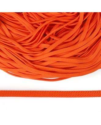 Шнур плоский полиэфир ш.0,8см (оранжевый) арт. МГ-112145-1-МГ0370126