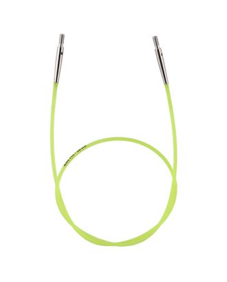10633 Knit Pro Тросик (заглушки 2шт, ключик) для съемных спиц, длина 35см (готовая длина спиц 60см), зеленый арт. МГ-41523-1-МГ0488169