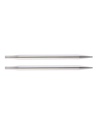 10421 Knit Pro Спицы съемные Nova Metal 3мм для длины тросика 20см, никелированная латунь, серебристый, 2шт арт. МГ-41596-1-МГ0488243