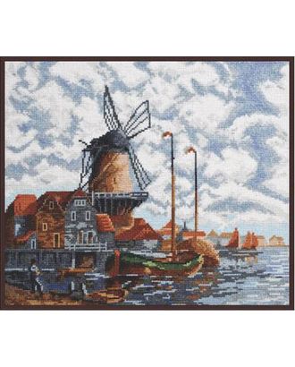 Набор для вышивания ПАЛИТРА Голландский пейзаж 28х24см арт. МГ-50871-1-МГ0619830