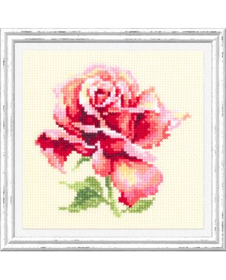 Набор для вышивания ЧУДЕСНАЯ ИГЛА Прекрасная роза 11х11 см арт. МГ-63633-1-МГ0714634