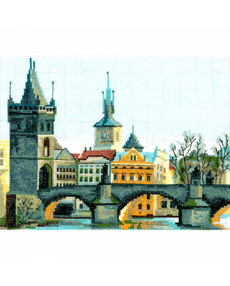 Набор для вышивания мулине НИТЕКС Прага, полдень 19х25 см арт. МГ-66772-1-МГ0734676
