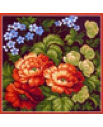 Набор для вышивания МАТРЕНИН ПОСАД - 1095 Розовые цветы упак (1 шт) арт. МГ-130475-1-МГ0833566