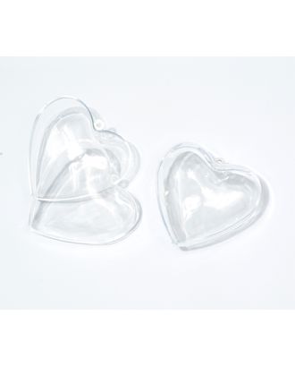 Сердце пластиковое половинками Ø8 см уп.2шт арт. МГ-120268-1-МГ0879159