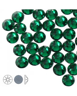 Стразы термоклеевые Xirius 8+8 граней SS20 (4,6-4,8 мм) цв.Emerald, уп.100шт арт. МГ-116583-1-МГ0955786