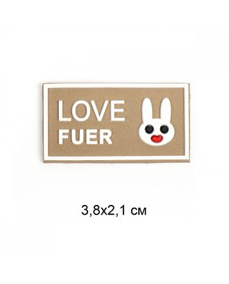 Аппликации пришивные Love Fuer 3,8х2,1см уп.20шт арт. МГ-118001-1-МГ0986453