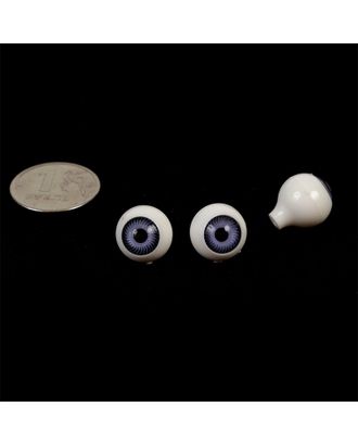 Глазки цв.фиолетовые, черный зрачок 13 мм арт. МГ-646-1-МГ0165787