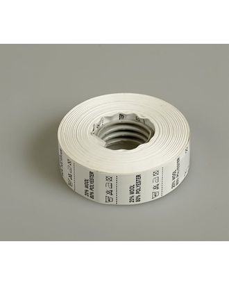 Лента состав и уход за тканью (Wool 20% Pоlyester 80%) (500 шт.) арт. МГ-3561-1-МГ0240027